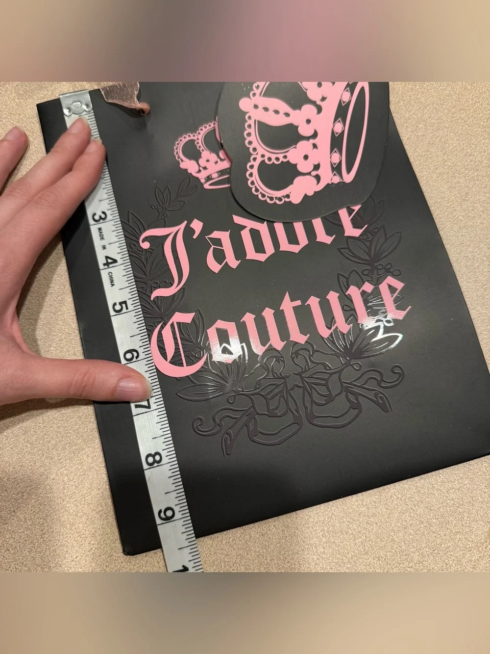 Juicy Couture Queen Celebration Gift Bags Y2K Pink Princess Glam Party Bags nwt